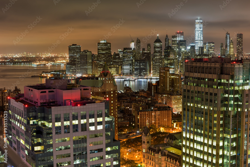 New York City Skyline View