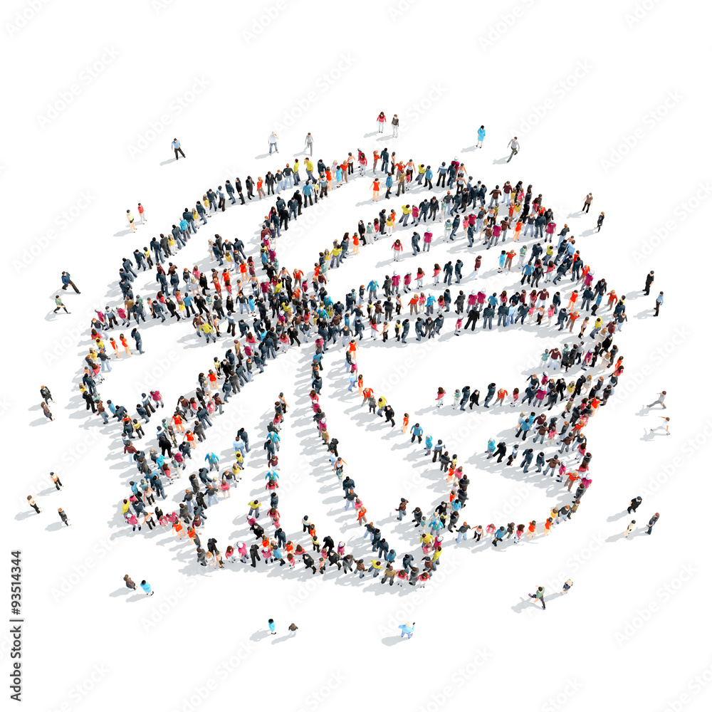 group people shape flower cartoon group people shape flower cartoon