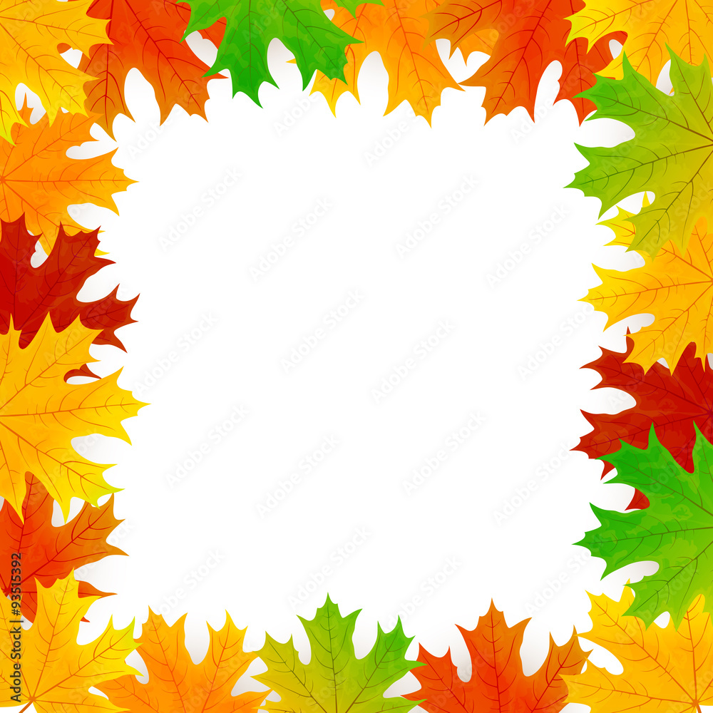 Frame from the leaves Frame from the leaves