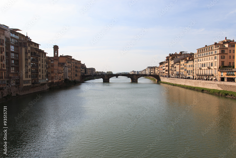 Obraz premium fiume Arno a Firenze