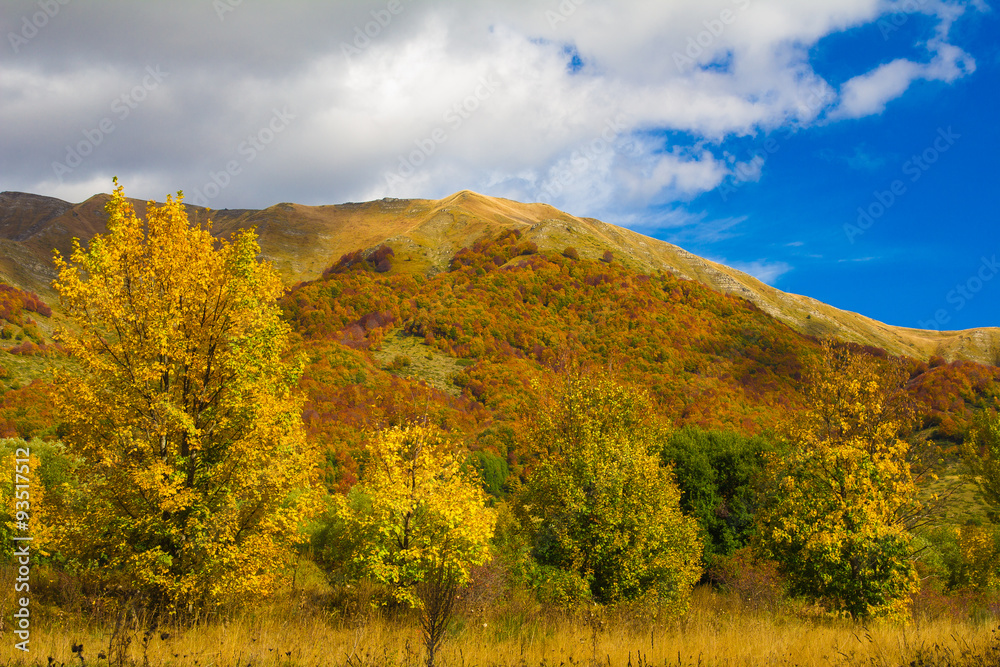 Fototapeta premium Parco nazionale del Gran Sasso e dei Monti della Laga in Abruzzo