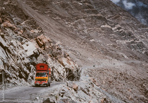 Karakorum Highway in Pakistan