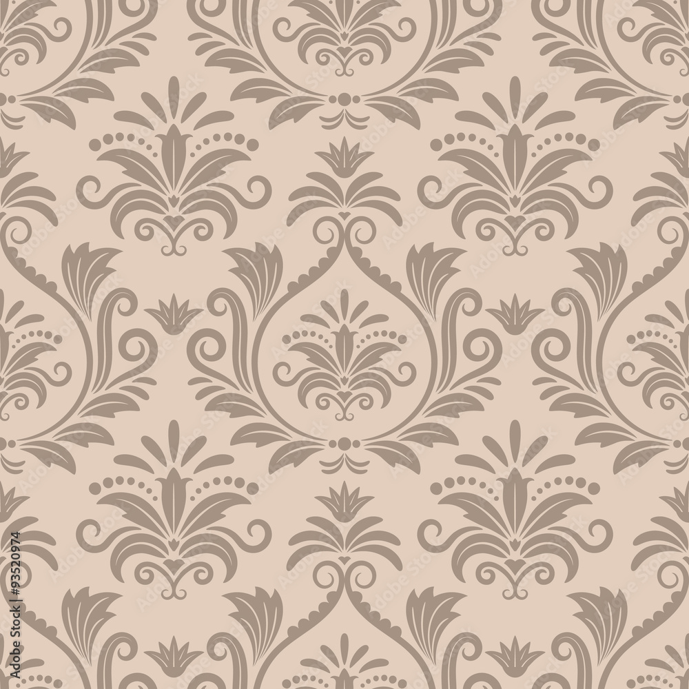 Baroque seamless vector pattern