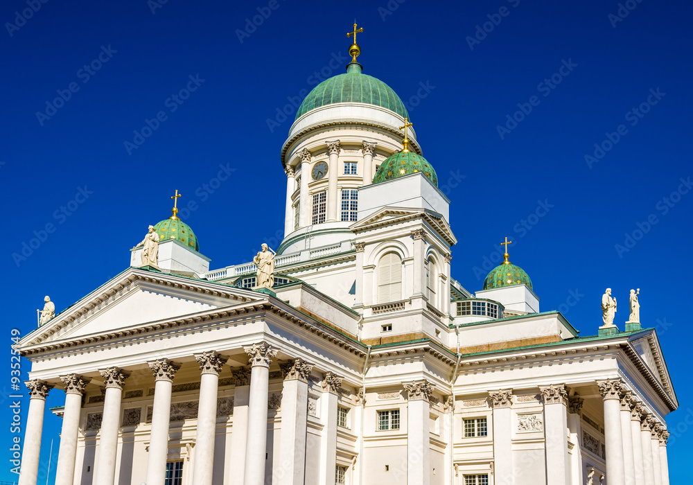 Fototapeta premium View of Helsinki Lutheran Cathedral - Finland