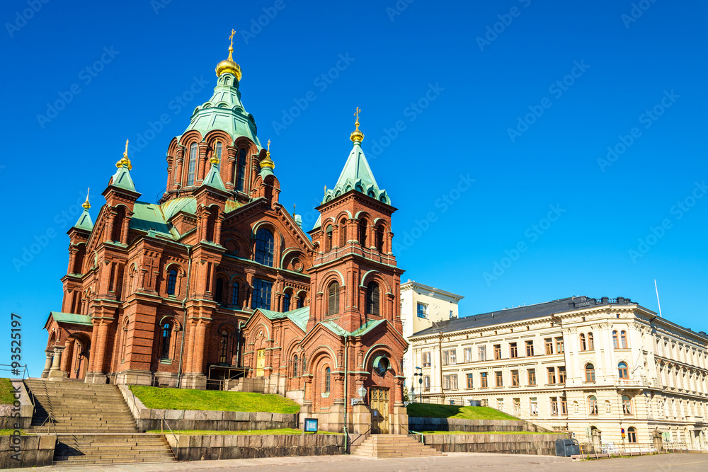 Fototapeta premium Uspenski Cathedral, an Eastern Orthodox cathedral in Helsinki -