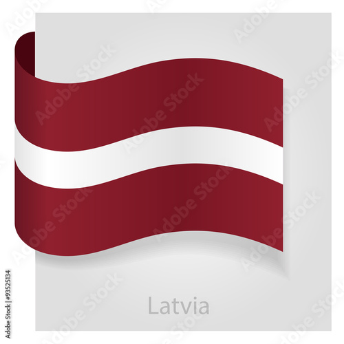 Free Download Latvian flag, vector illustration - GFXLoad
