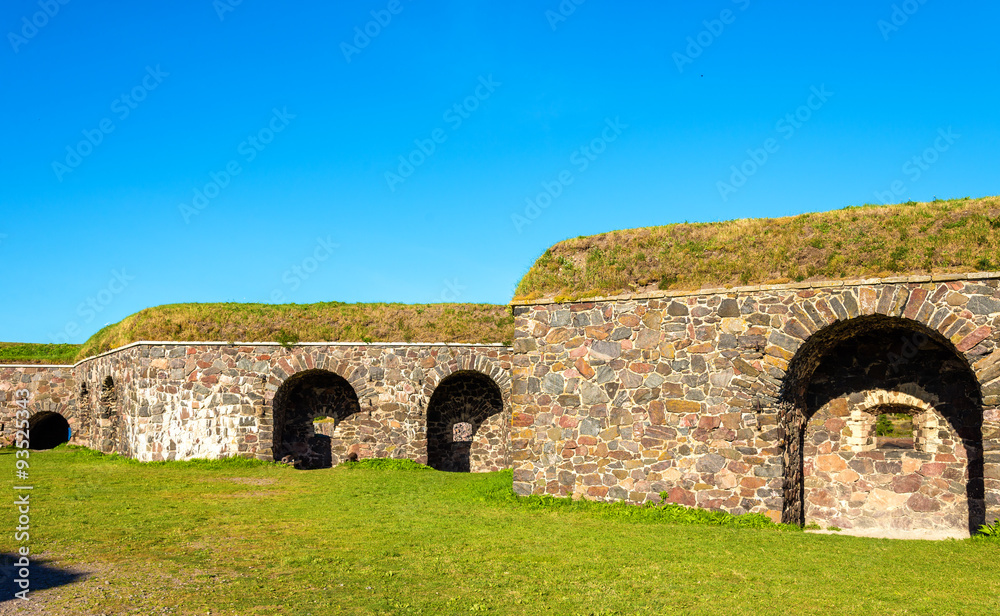 Fortifications in Suomenlinna fortress - Helsinki