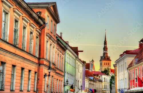 Buildings in the historic centre of Tallinn, Estonia