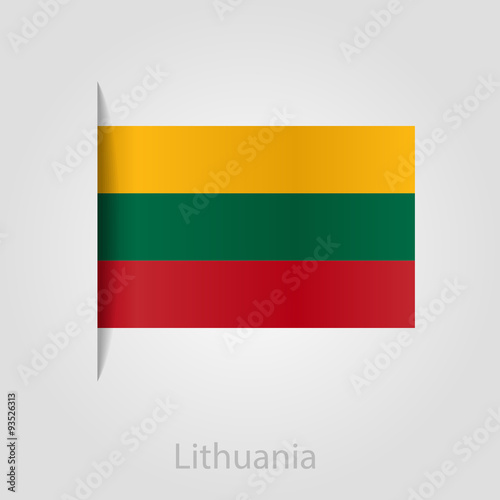 Free Download Lithuanian flag, vector illustration - GFXLoad