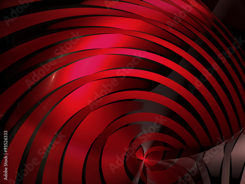 Abstract red digitally generated background photo