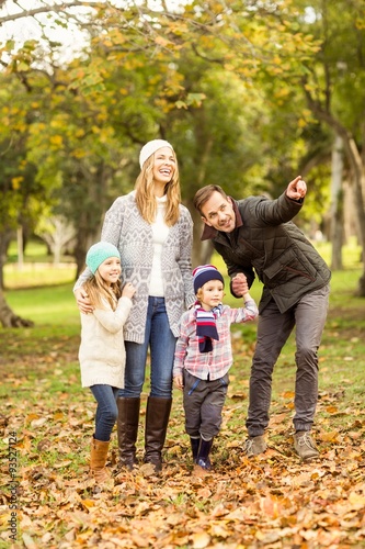 Portrait of a smiling young family