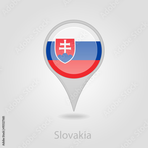 Slovakia flag pin map icon, vector illustration Free Download Slovakia flag pin map icon, vector illustration - GFXLoad
