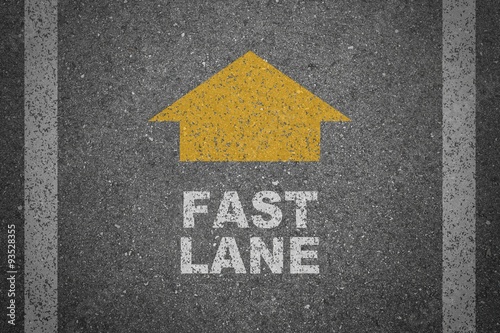Quadro em tela teer fast lane I