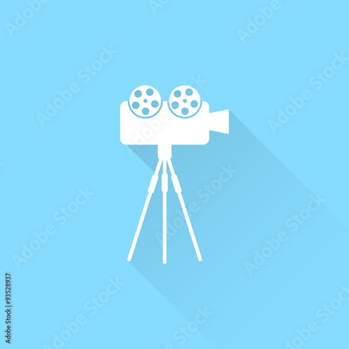 Cinema camera icon.