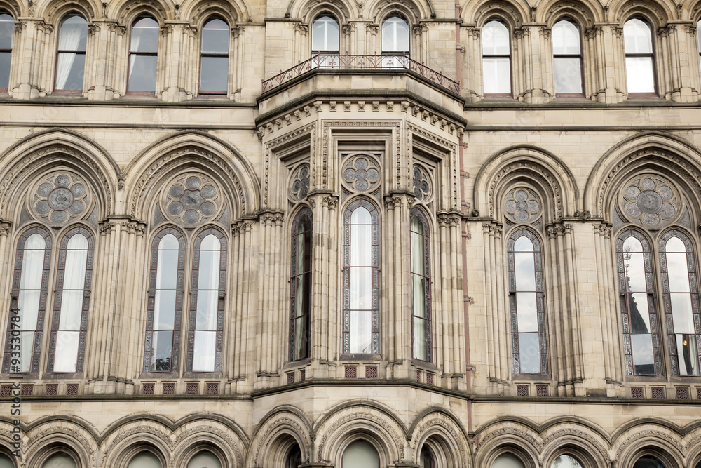 Detail on Town Hall, Manchester