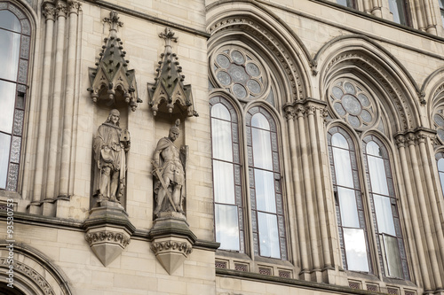 Detail on Town Hall  Manchester