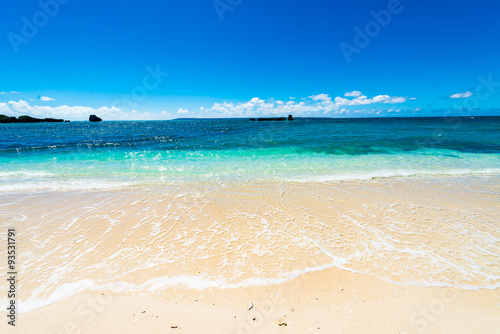 Fototapeta Naklejka Na Ścianę i Meble -  Sea, beach, landscape. Okinawa, Japan, Asia.