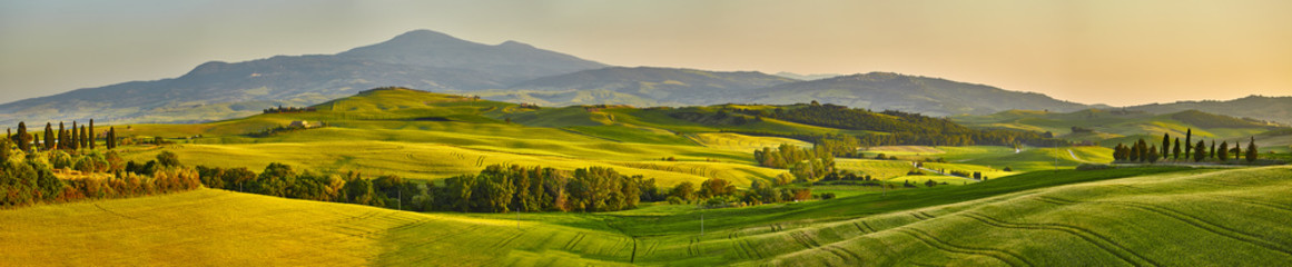Leinwandbilder Panoramafotos Sanfte Hügel der Toskana im Panorama  © ZoomTeam