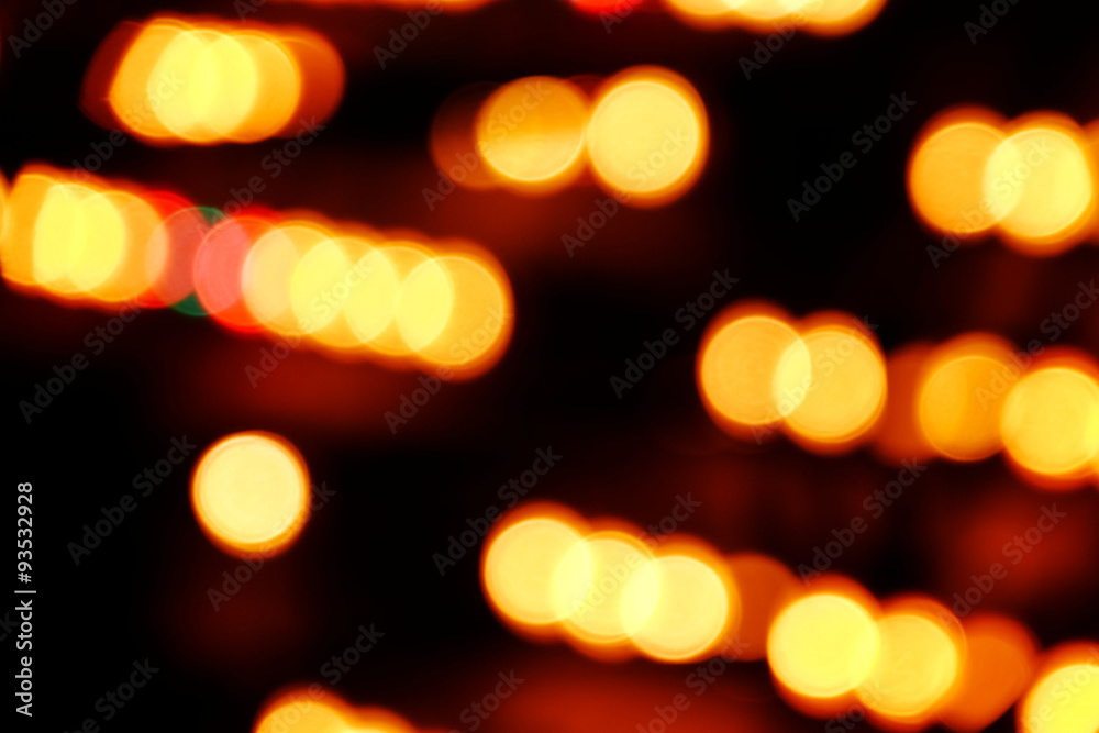 Defocused lights on dark background Defocused lights on dark background