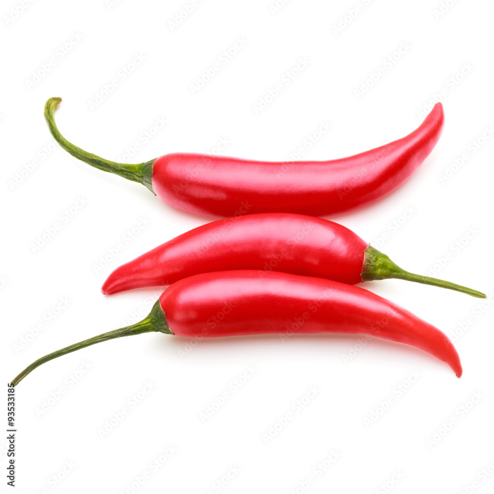 red chili or chilli cayenne pepper isolated on white background red chili or chilli cayenne pepper isolated on white background