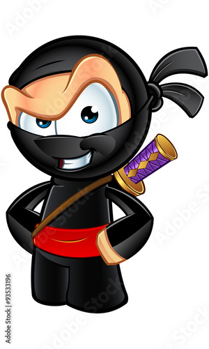 Sneaky Looking Ninja Character