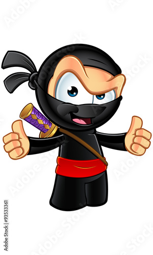 Sneaky Looking Ninja Character
