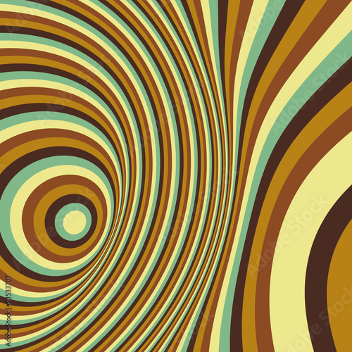 Abstract swirl background. Pattern with optical illusion. Vector