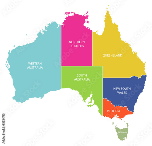 Australien Karte