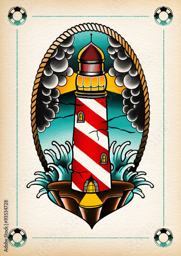 illustration light house