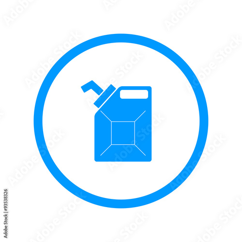 Jerrycan oil vector icon