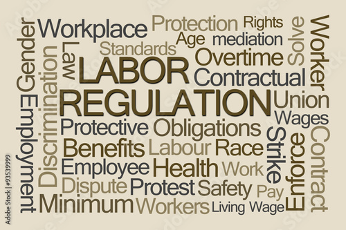 Labor Regulation Word Cloud #93539999