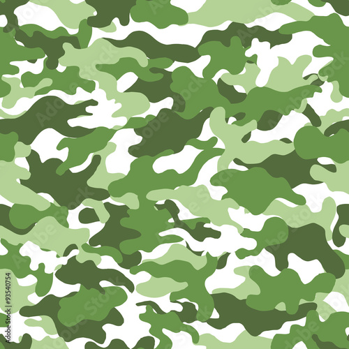 Camouflage　background. Seamless pattern.Vector. 迷彩パターン
