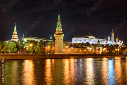 Moscow Kremlin at night 