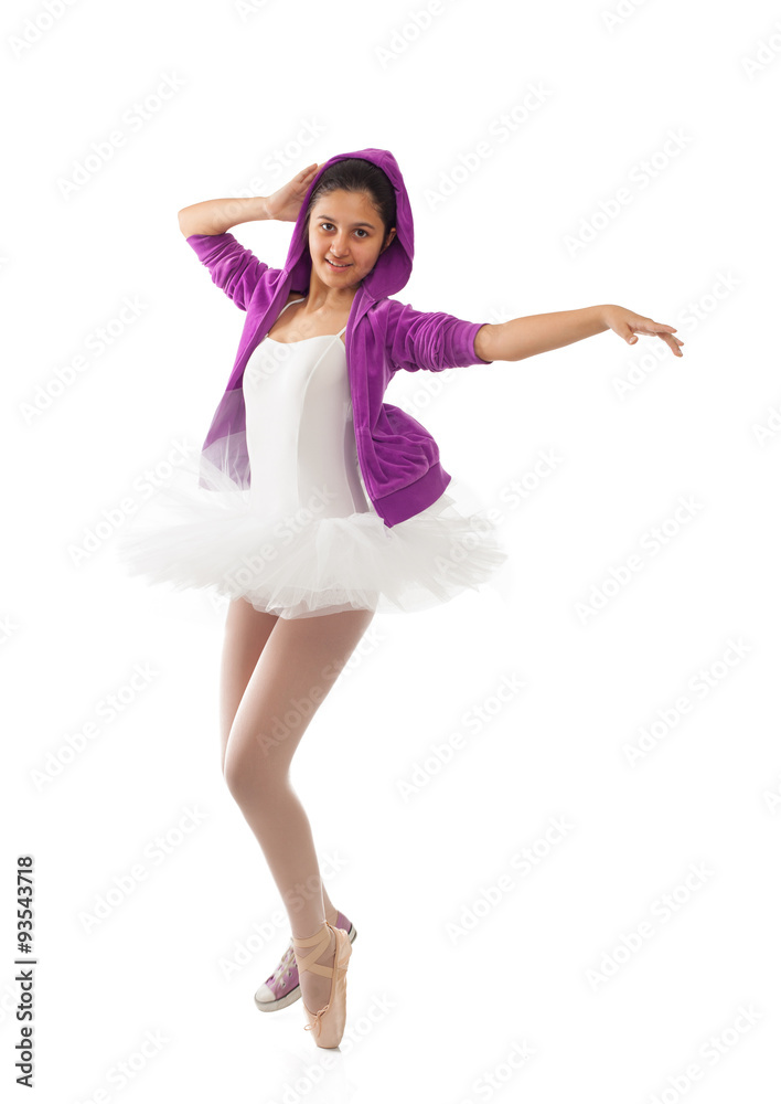 Ballerina, classical and modern concept of ballet.