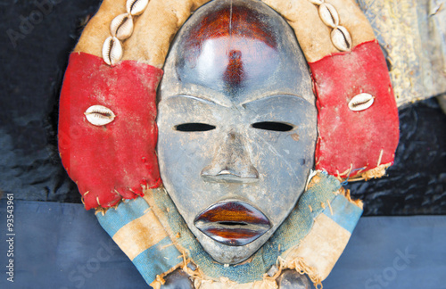 Traitional african tribal mask photo