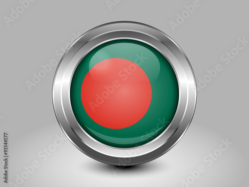 Flag of Bangladesh. Metal Round Icon Free Download Flag of Bangladesh. Metal Round Icon - GFXLoad