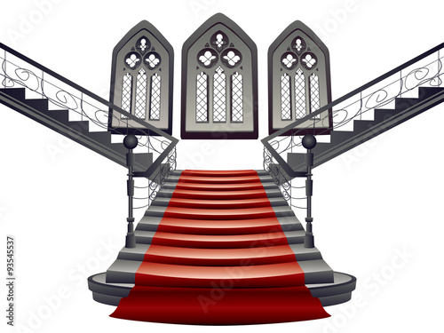 Gothic Stairs Interior