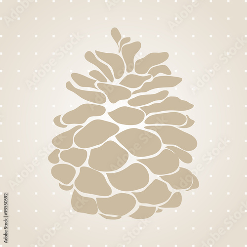 pine cone Christmas tree
