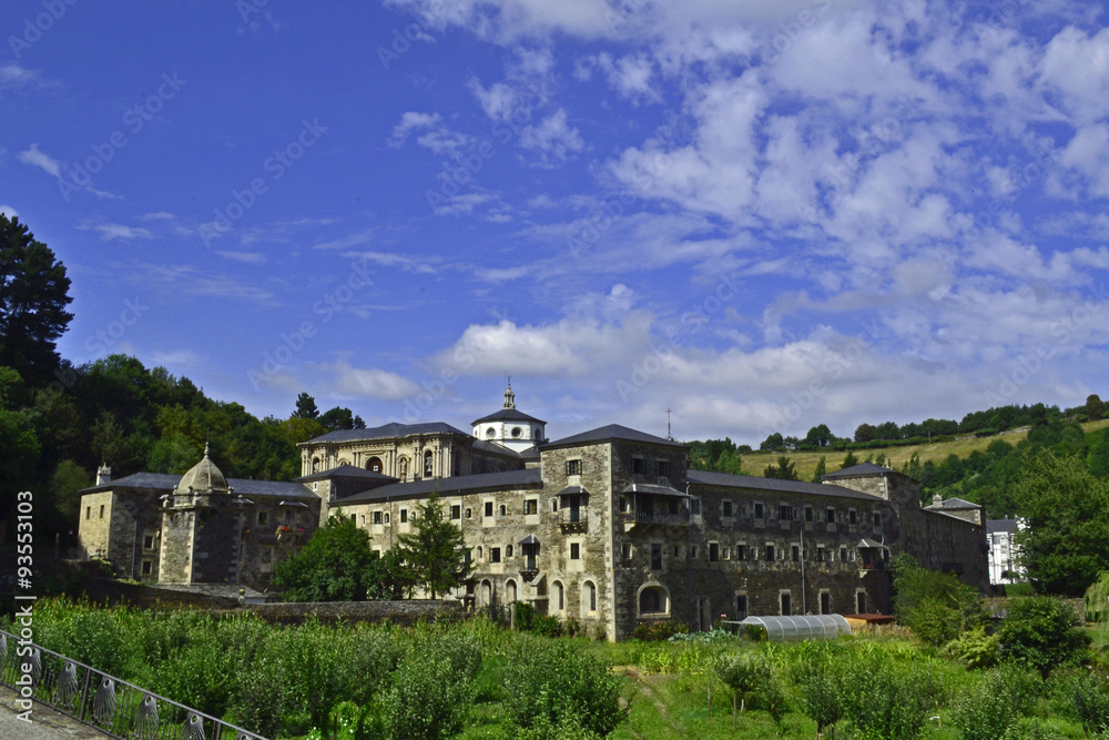 Monastery of Samos - Galicia (Spain) in the way of St James