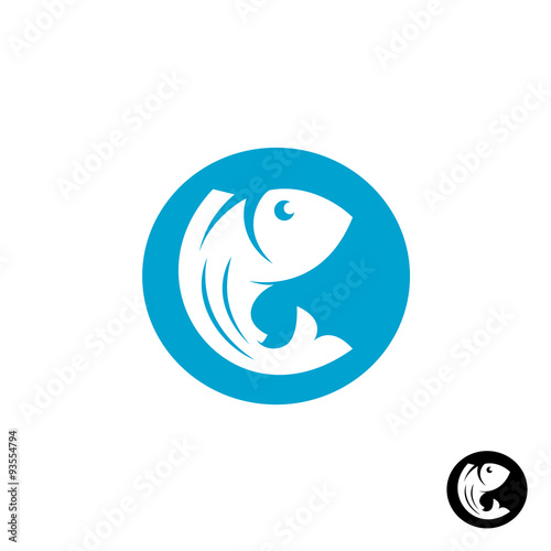 Fish round logo