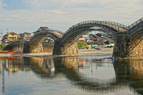 Wooden Bridge in Iwakuni