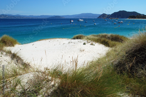 Strand auf der Illa do Faro, Galicien photo