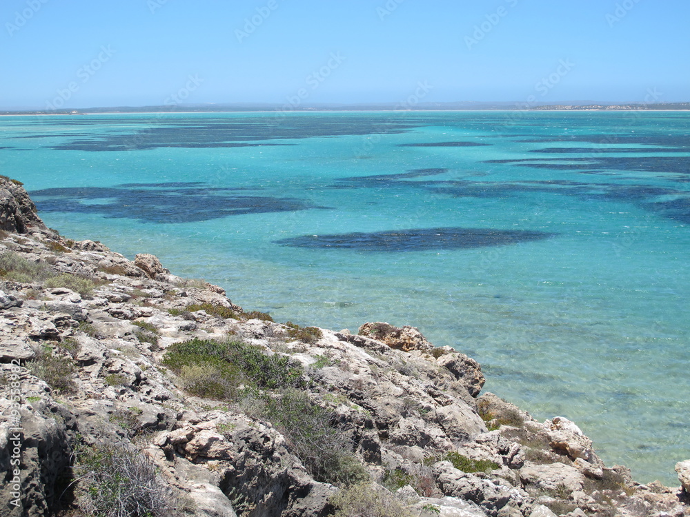 eagle bluff, shark bay, western australia eagle bluff, shark bay, western australia
