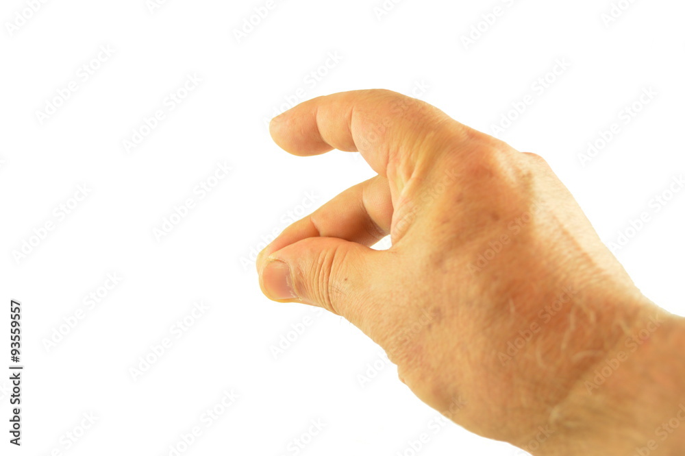 The crackling of the thumb and index finger The crackling of the thumb and index finger