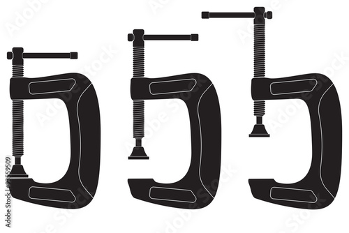 Hand clamp.
