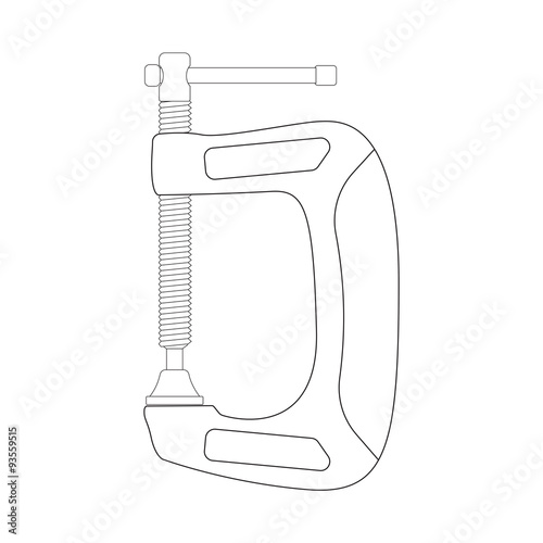 C clamp.