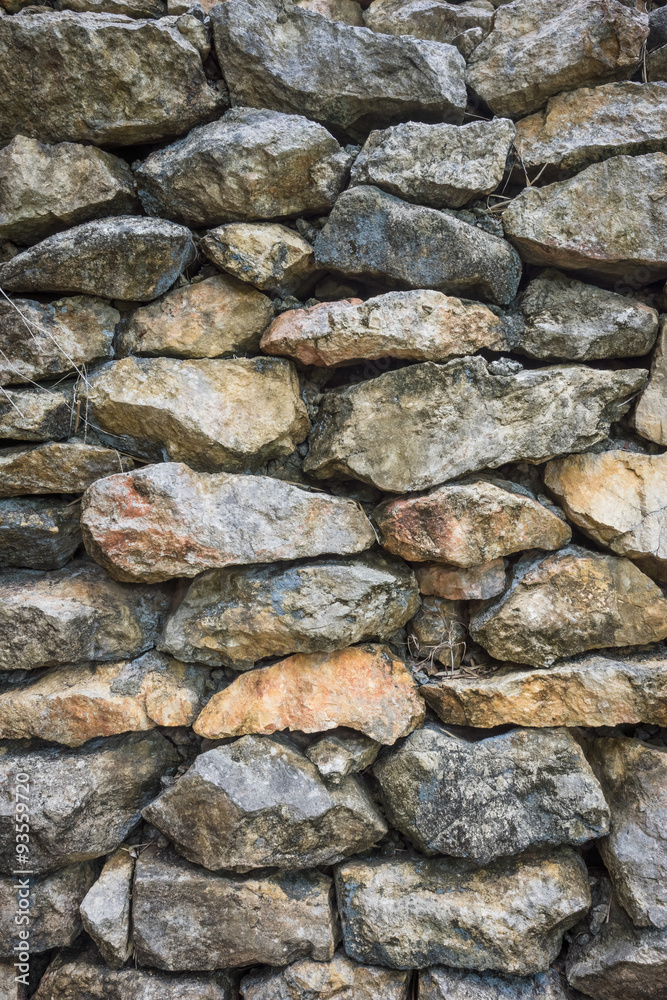 Fototapeta premium part of a stone wall, for background or texture.