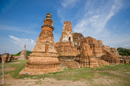 Old Temple wat Chaiwatthanaram of Ayutthaya Province  Ayutthaya