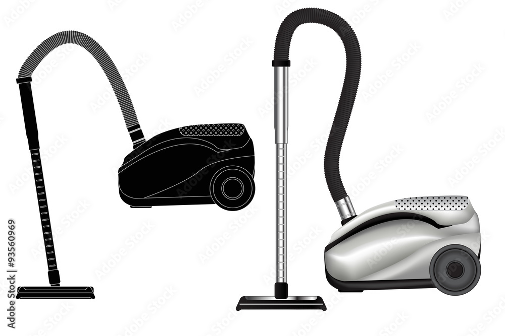 Vacuum cleaner. illustration isolated on white background.