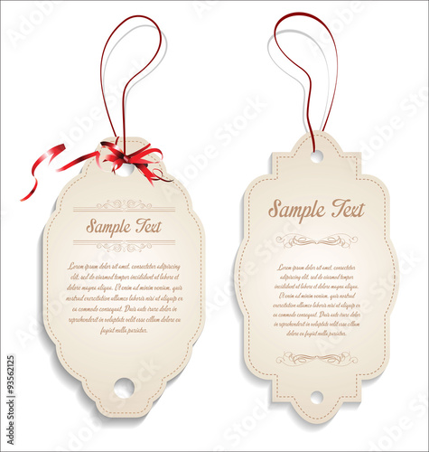 vintage tags